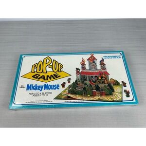Vintage Disney Mickey Mouse Pop Up‎ Board Game NEW